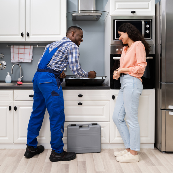 can you provide an estimate for cooktop repair before beginning any work in Randlett OK